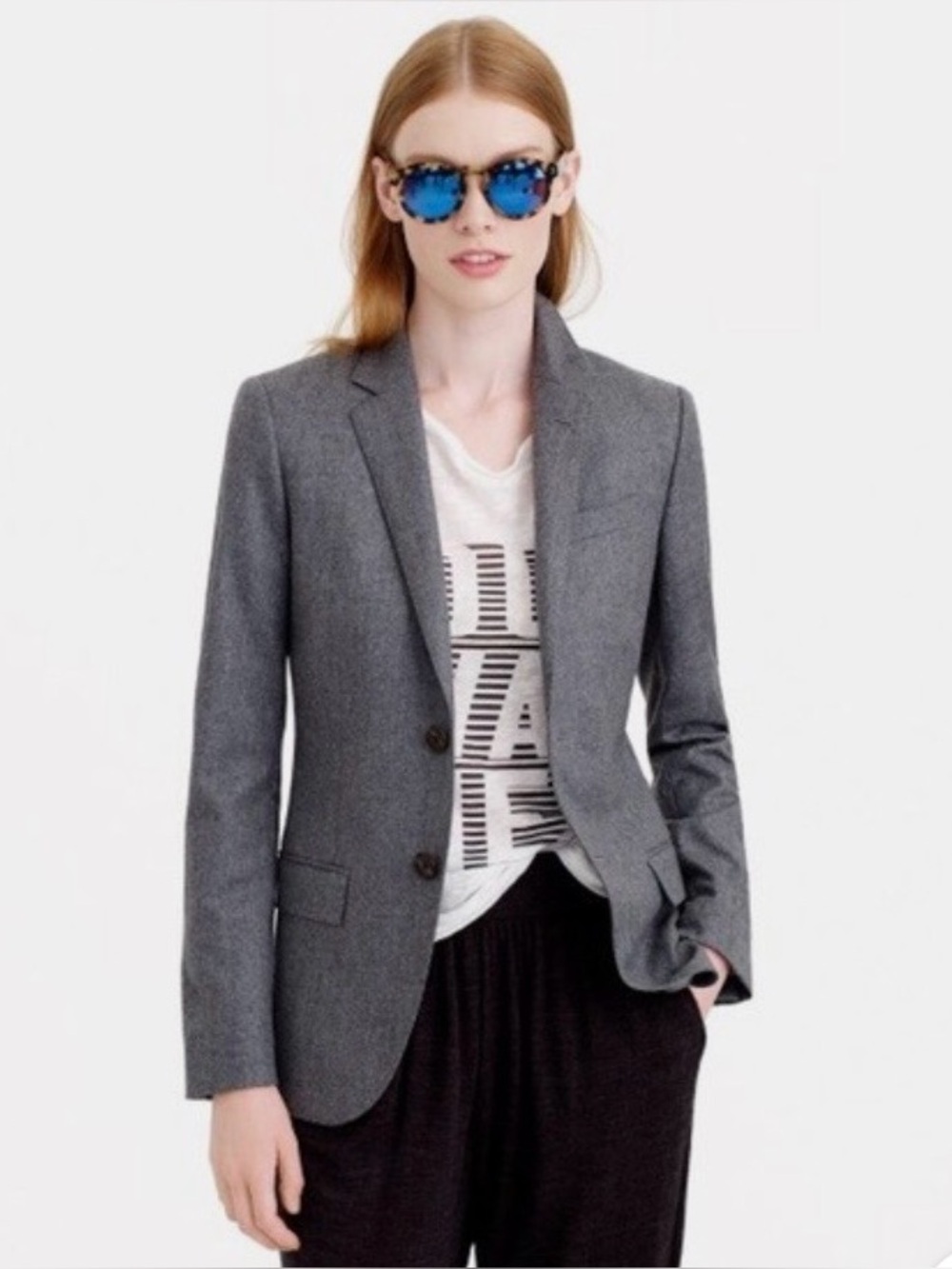 J. Crew Gray Ludlow Blazer